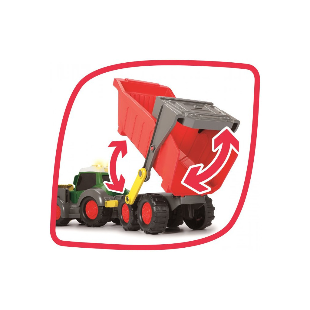 Спецтехніка Dickie Toys Трактор фермерський АВС "Фендт" з рухомими частинами, зі звук. та світл. ефект, 65 см (4119000) - зображення 11