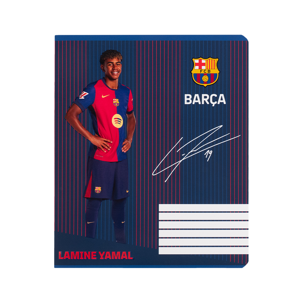 Зошит Kite FC Barcelona, 18 аркушів, клітинка (BC25-236) - зображення 4