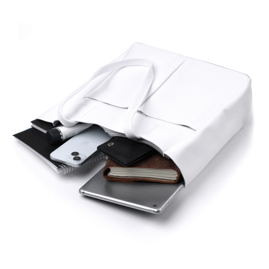 Сумка Shvigel Шоппер з натуральної шкіри Біла (22844) - зображення 9