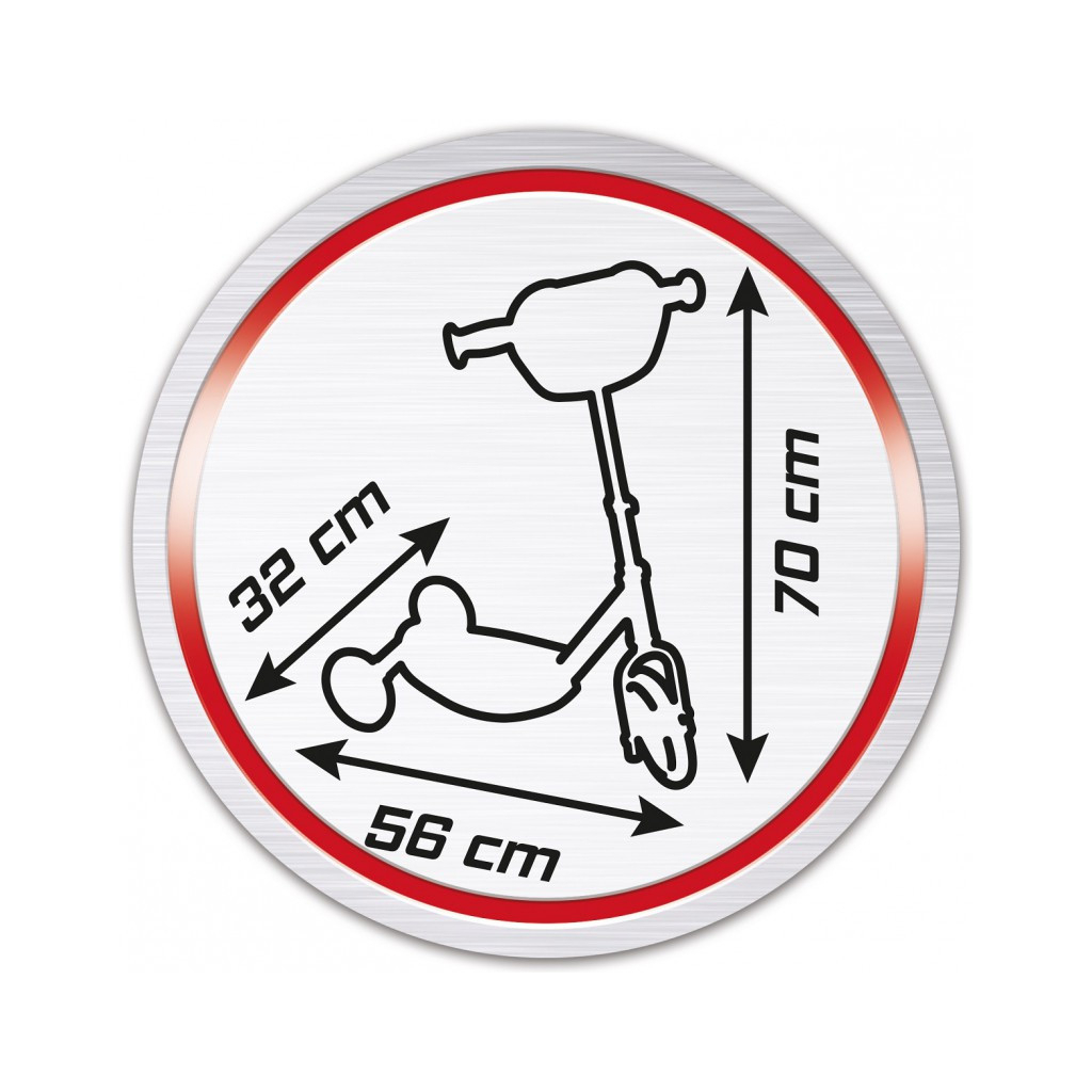 Самокат Smoby Toys Тачки з металевою рамою Триколісний (750114) - изображение 5