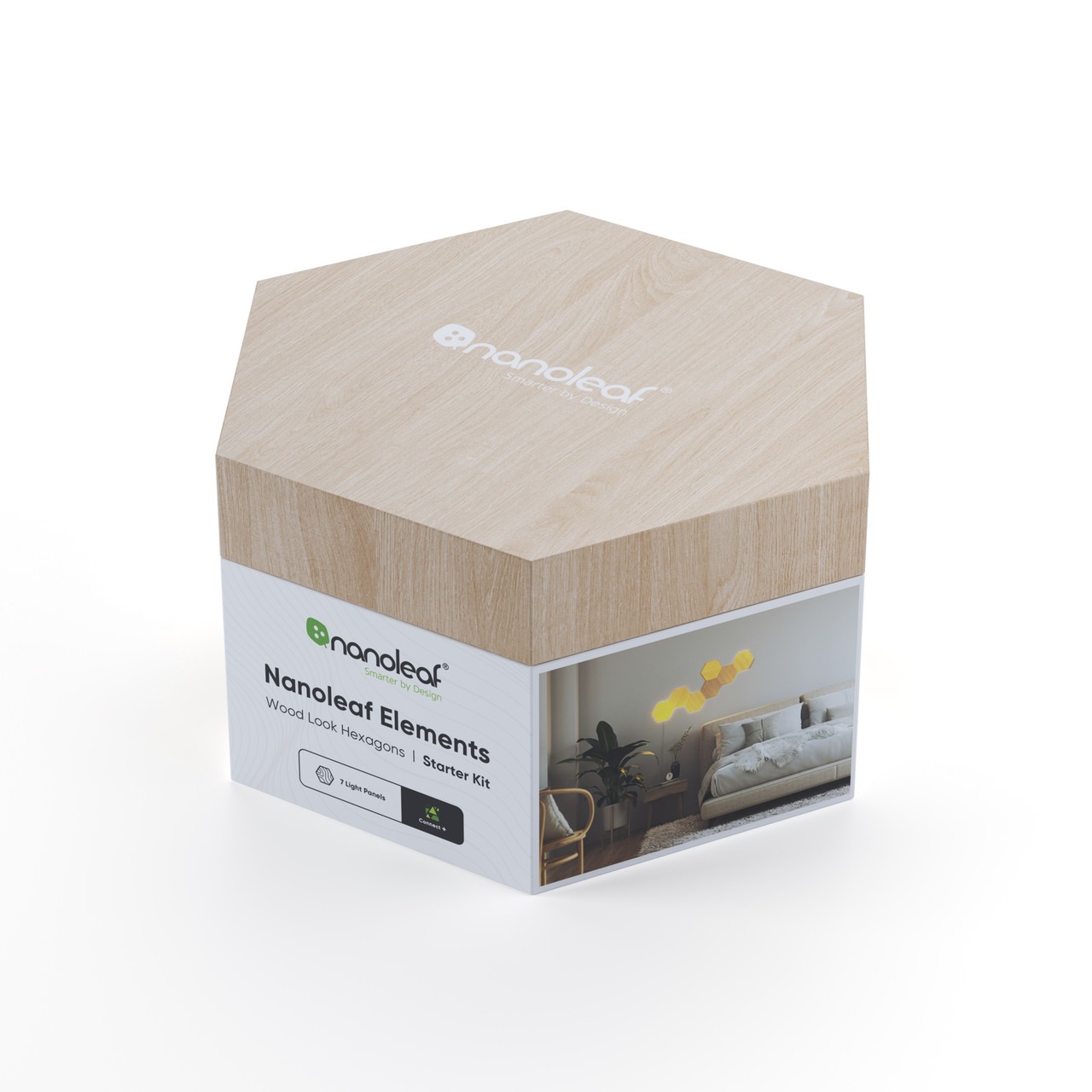 Розумна система освітлення Nanoleaf Elements - Hexagons Starter Kit Apple HomeKit, 7 шт. (NL52-K-7002HB-7PK) - зображення 4