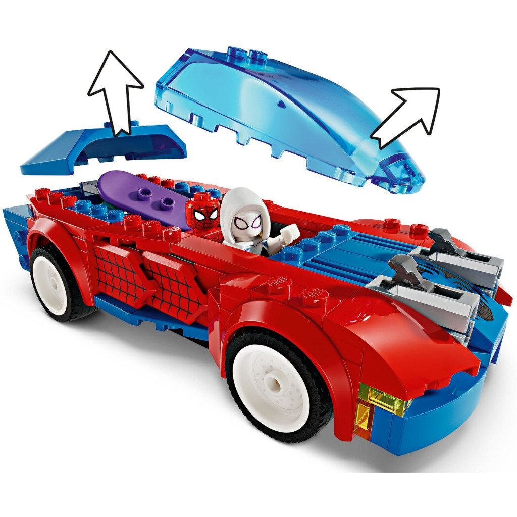 Конструктор LEGO Super Heroes Автомобіль для перегонів Людини-Павука й Зелений Гоблін з отрутою Венома 227 детале (76279) - зображення 4
