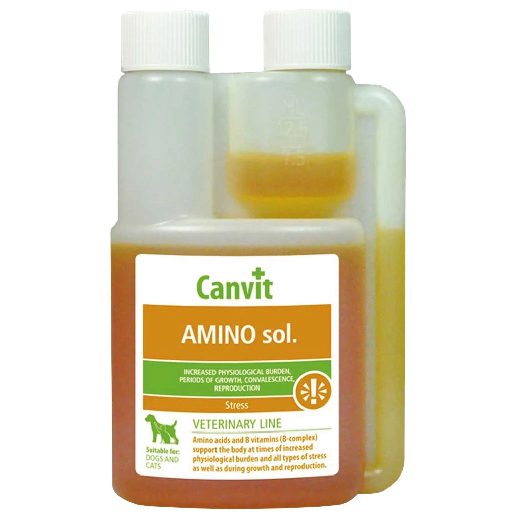 Вітаміни для собак Canvit Аміносол рідка форма 250 мл (8594005572003) - изображение 1
