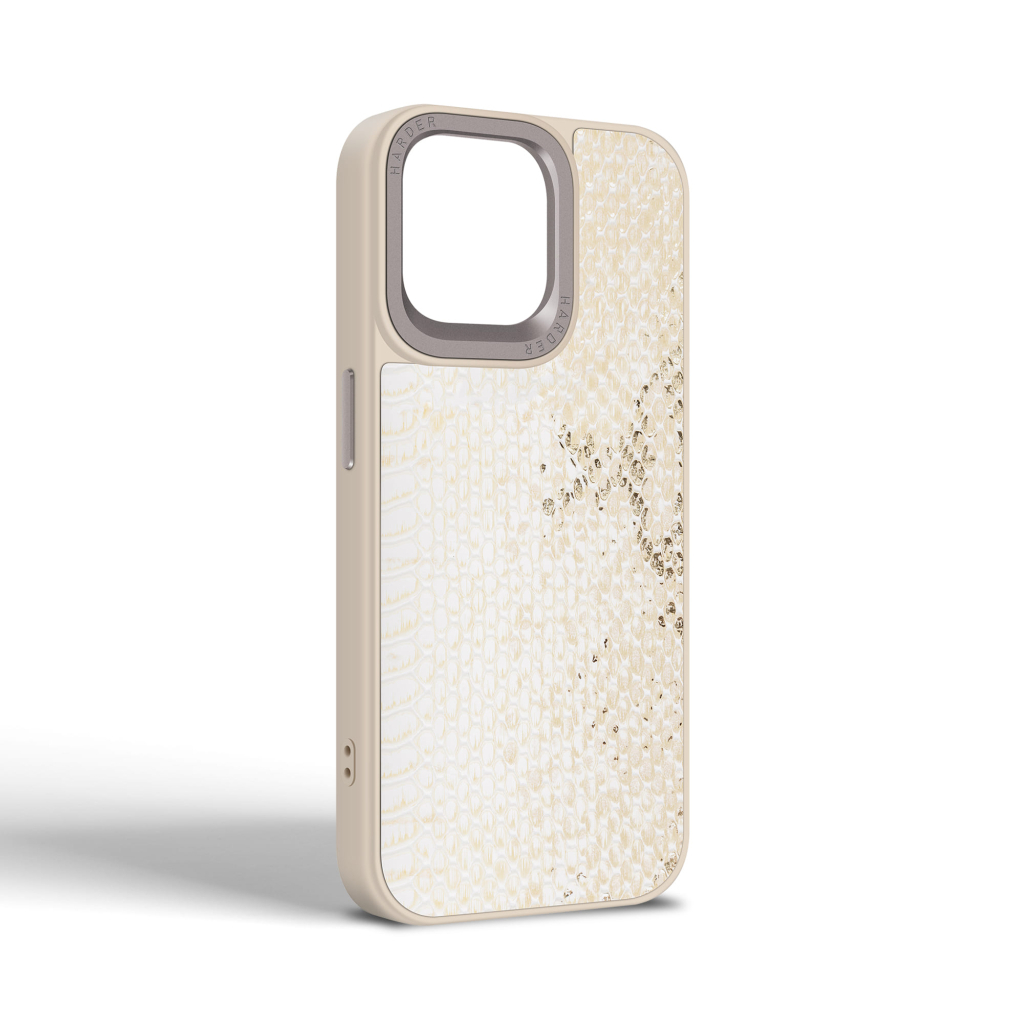 Чохол до мобільного телефона Harder Snake Pattern Apple iPhone 15 Pro Max White Cream (ARM76801) - зображення 2