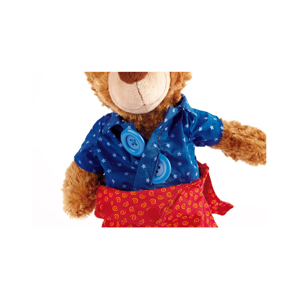 М'яка іграшка Sigikid Ведмедик з одягом 35 см (40031SK) - зображення 16
