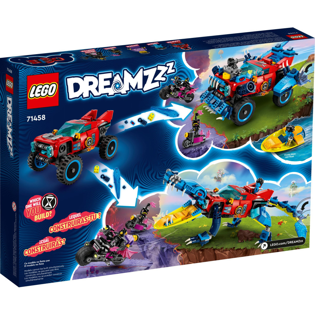 Конструктор LEGO DREAMZzz Автомобіль Крокодил 494 деталі (71458) - зображення 6