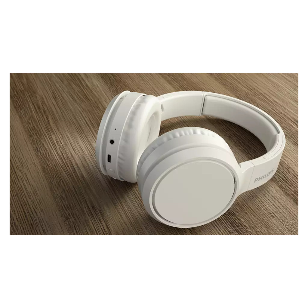 Навушники Philips TAH5205 Over-ear ANC Wireless Mic White (TAH5205WT/00) - зображення 11