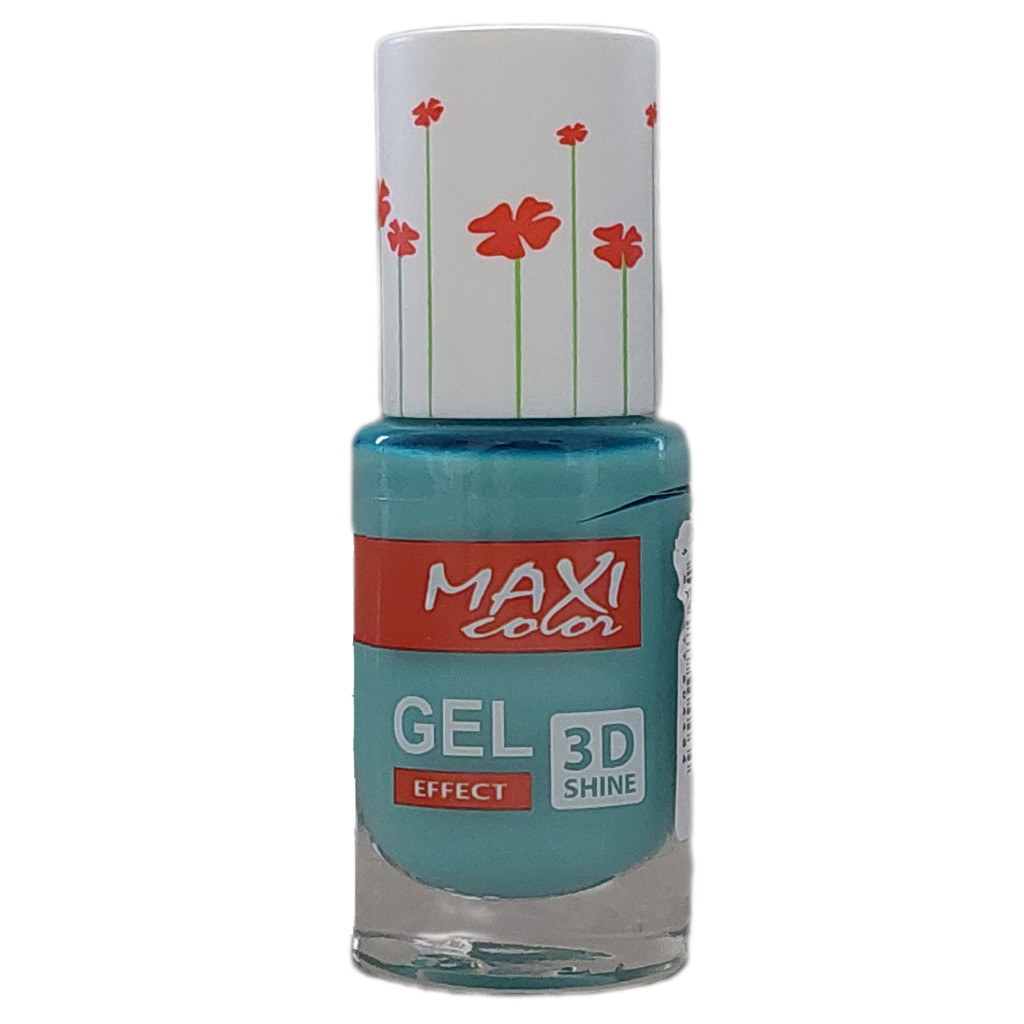 Лак для нігтів Maxi Color Gel Effect Hot Summer 09 (4823077504464) - изображение 1