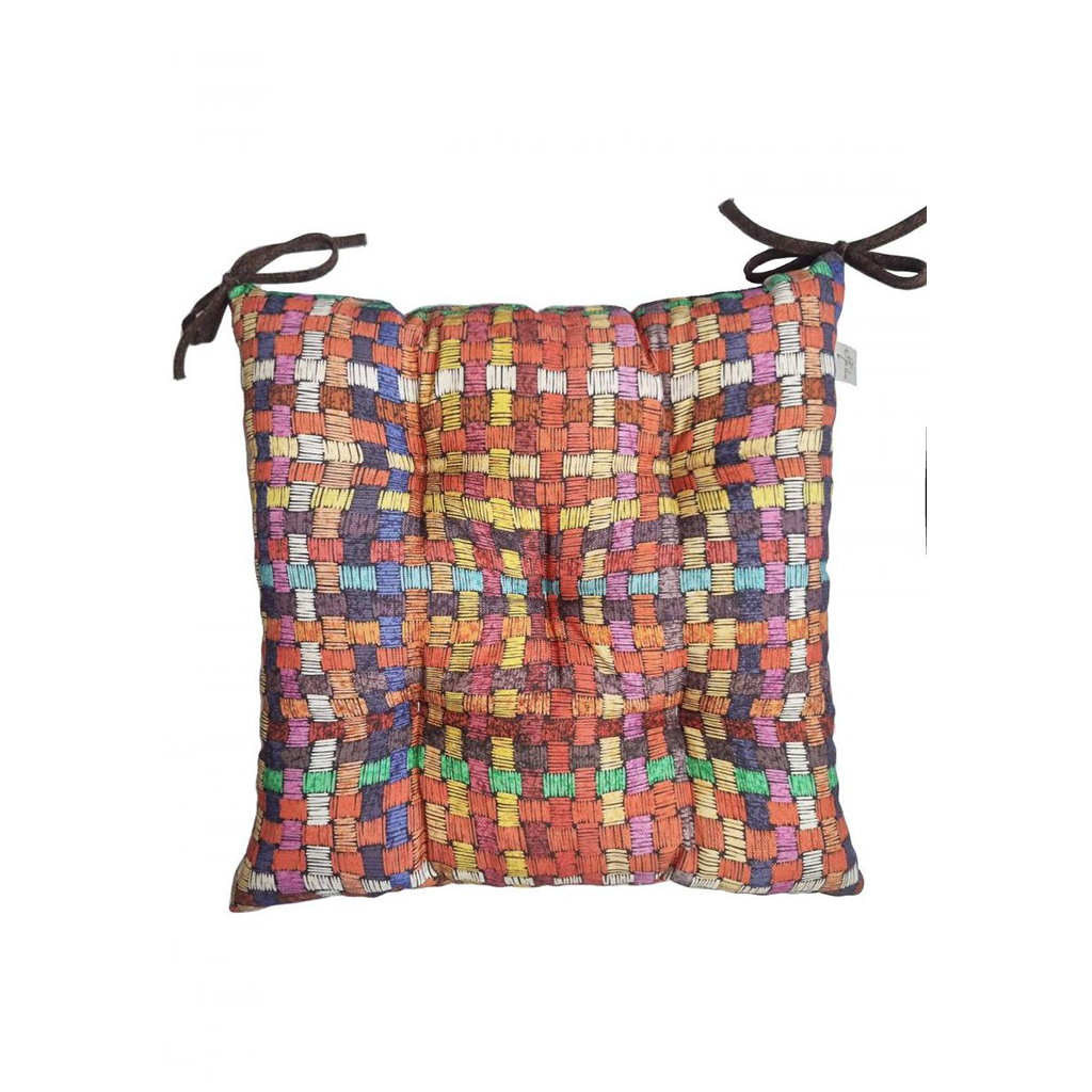 Подушка на стілець Прованс MixPrint 505 рогожка 40х40 см (4823093449909) - зображення 1