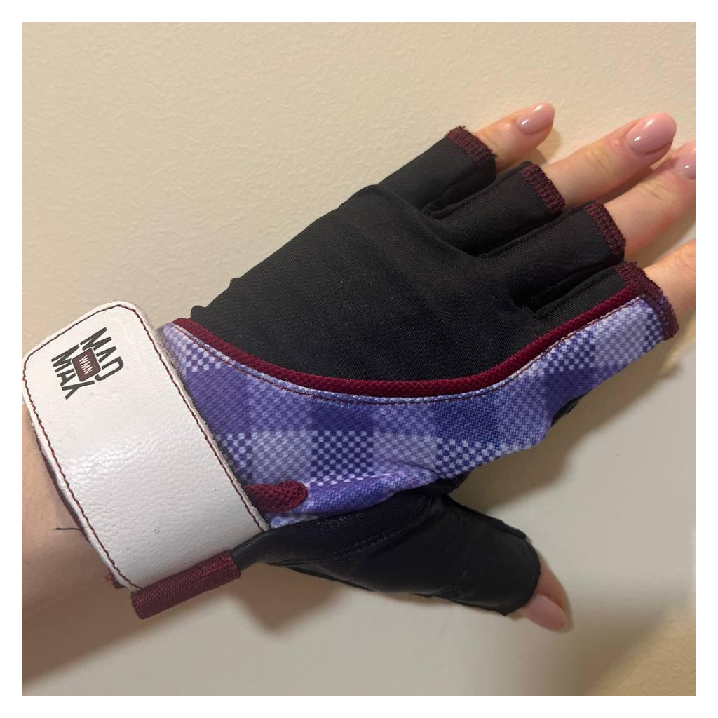 Рукавички для фітнесу MadMax MFG-911 Nine-eleven Black/perpito L (MFG-911-PEP_L) - зображення 2