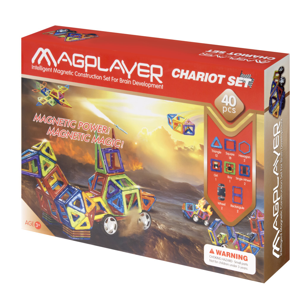 Конструктор Magplayer Набір 40 ел. (MPB-40) - зображення 2