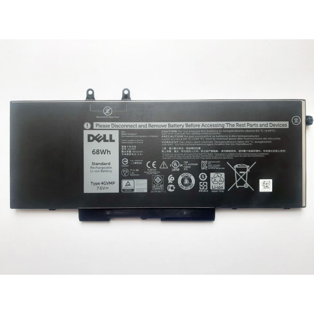 Акумулятор до ноутбука Dell Latitude 5500 4GVMP, 68Wh (8500mAh), 4cell, 7.6V, Li-ion (A47508) - зображення 2