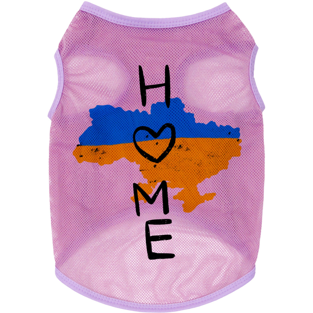 Борцівка для тварин WAUDOG Clothes "Будинок" сітка M рожева (302-0230-7) - зображення 2