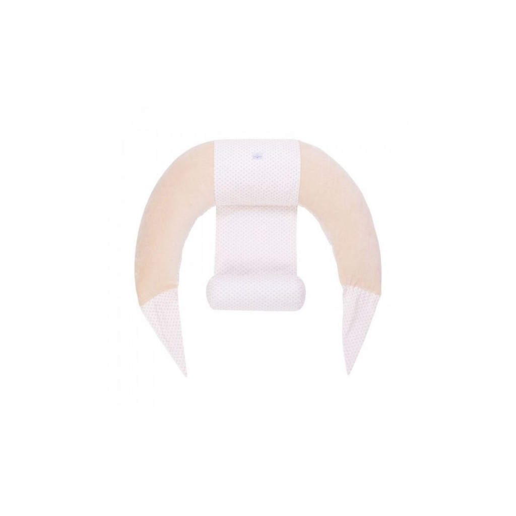 Подушка Верес для годування "Comfort Lux Velour stars beige" 200*75 (302.04.1) - изображение 1