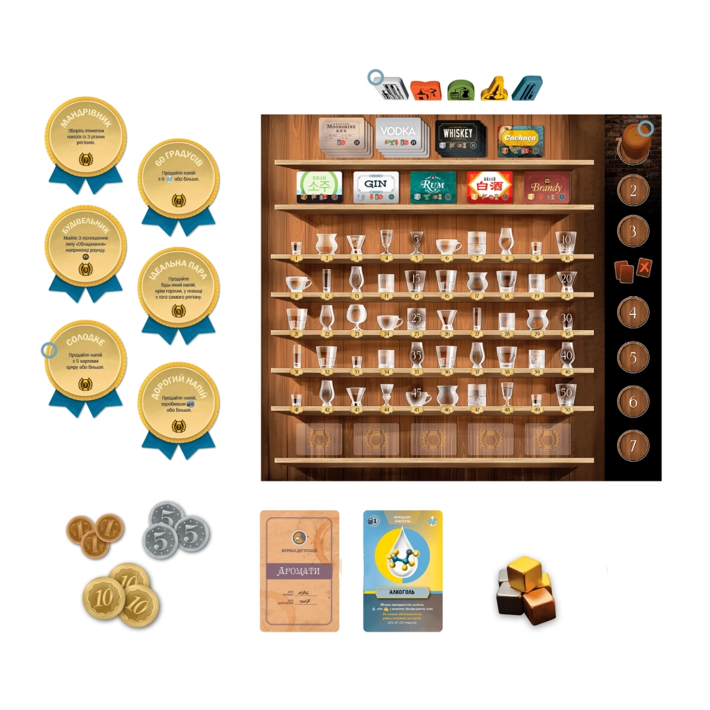 Настільна гра Geekach Games Distilled. Таємниці напоїв (Distilled. Kickstarter edition) (GKCH065DS) - зображення 9