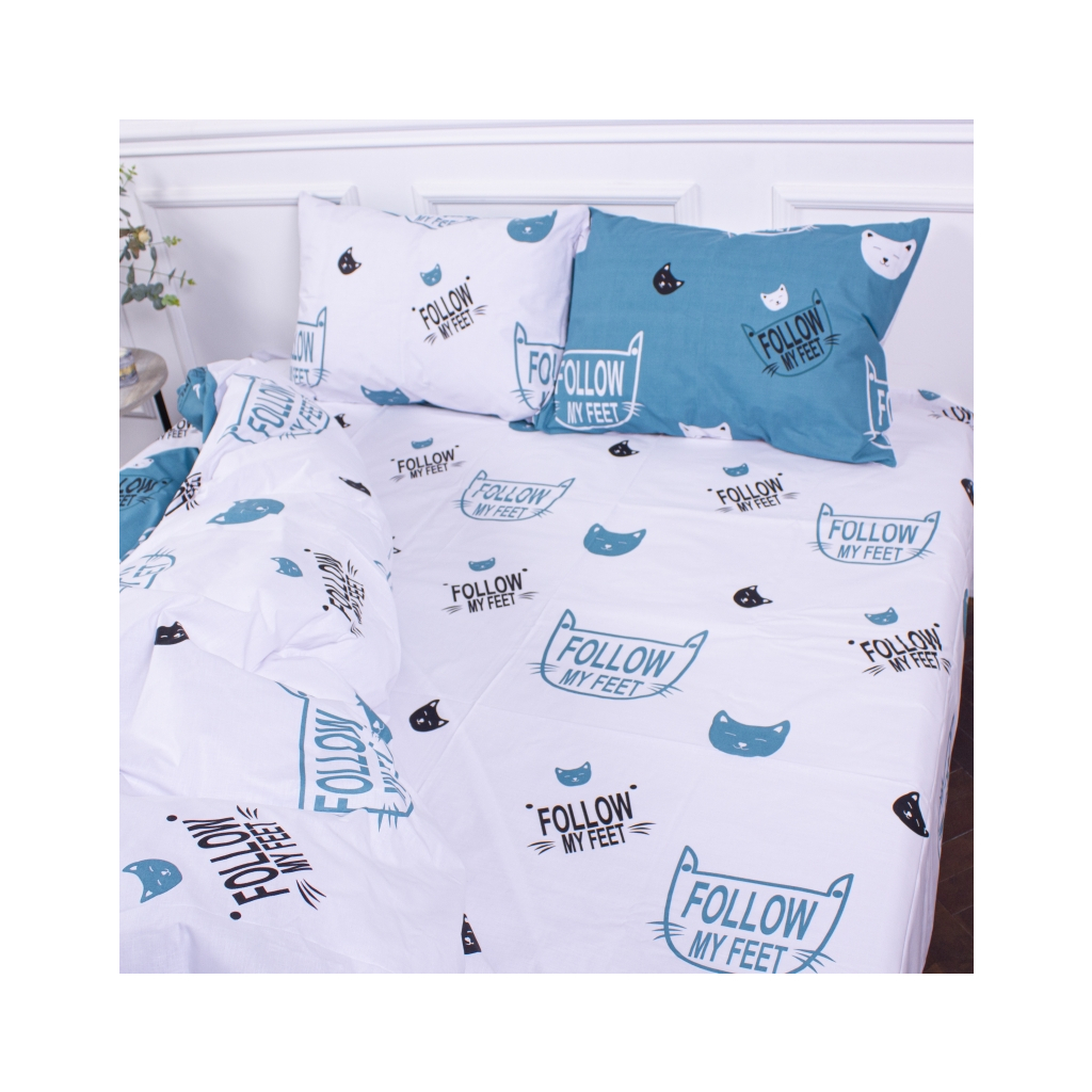 Простирадло MirSon Ranforce Elite Бязь Monik 220x240 см (2200005568187) - зображення 1