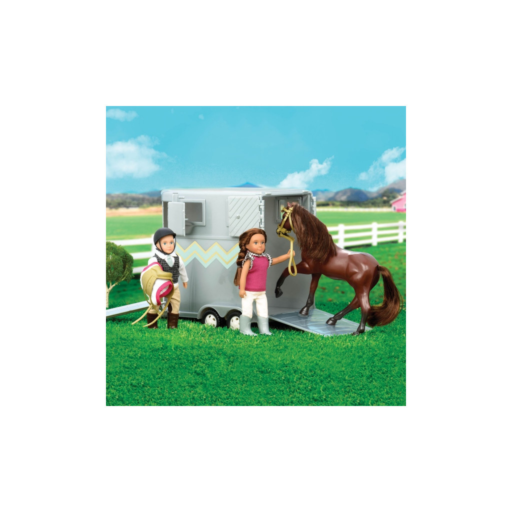 Аксесуар до ляльки Lori Транспорт для ляльок Трейлер для коня (LO37020Z) - зображення 7