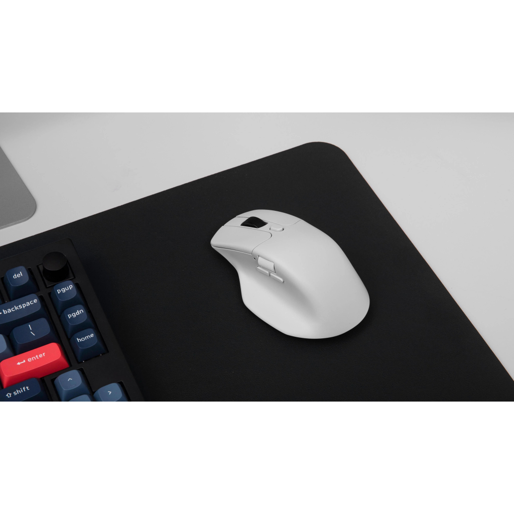 Мишка Keychron M6 Wireless/Bluetooth/USB White (M6-A3) - зображення 4