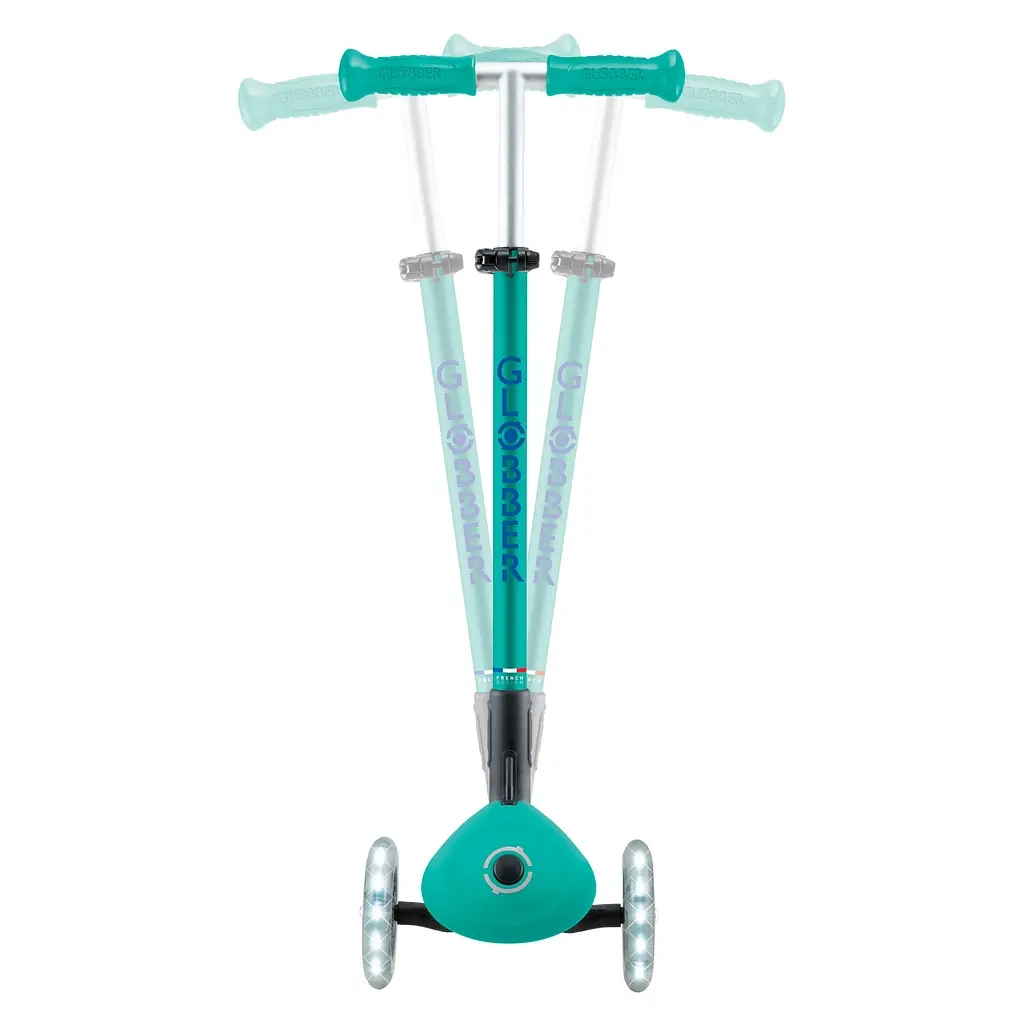 Самокат Globber серії Elite Lights смарагдово-зелений Колеса з підсвічуванням (439-607-3) - зображення 7