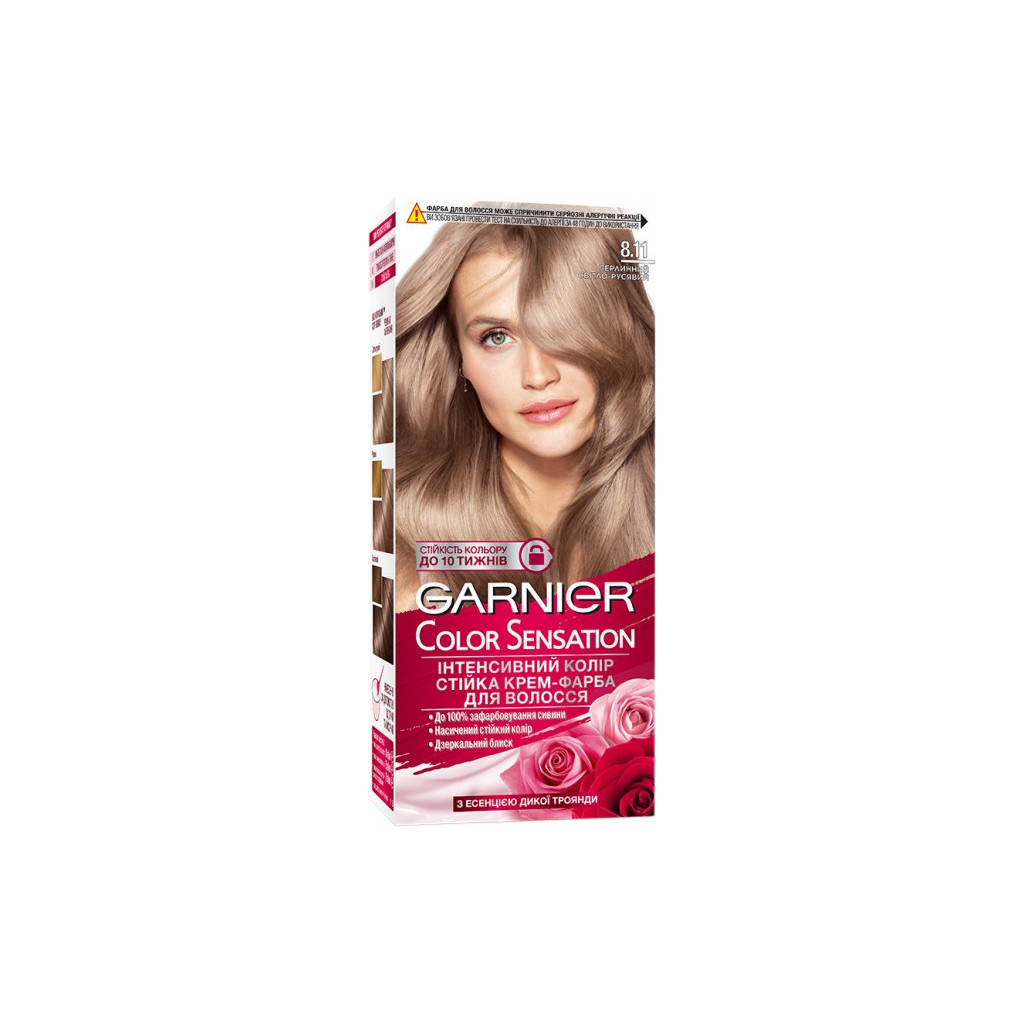 Фарба для волосся Garnier Color Sensation 8.11 - Перлинний світло-русявий 110 мл (3600542482738) - зображення 1