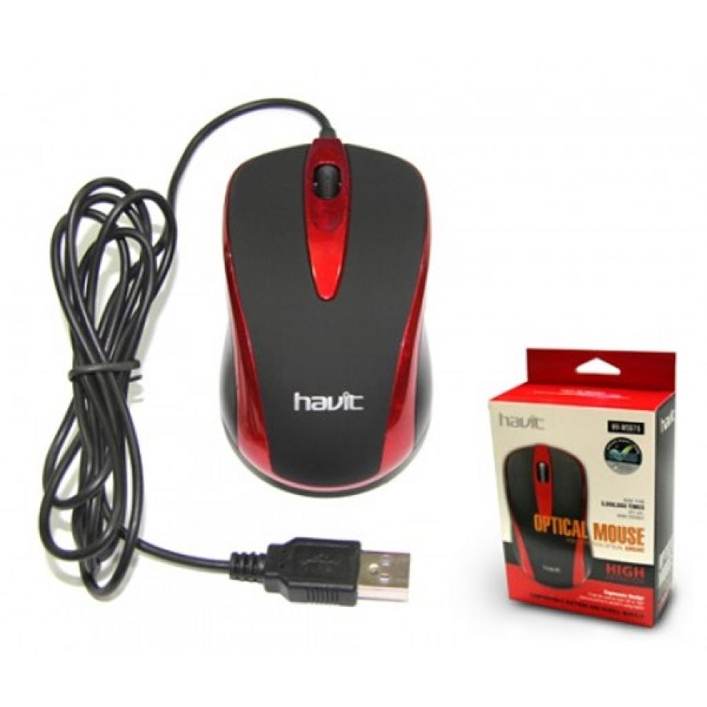 Мишка Havit HV-MS675 USB Red (22833) - зображення 3