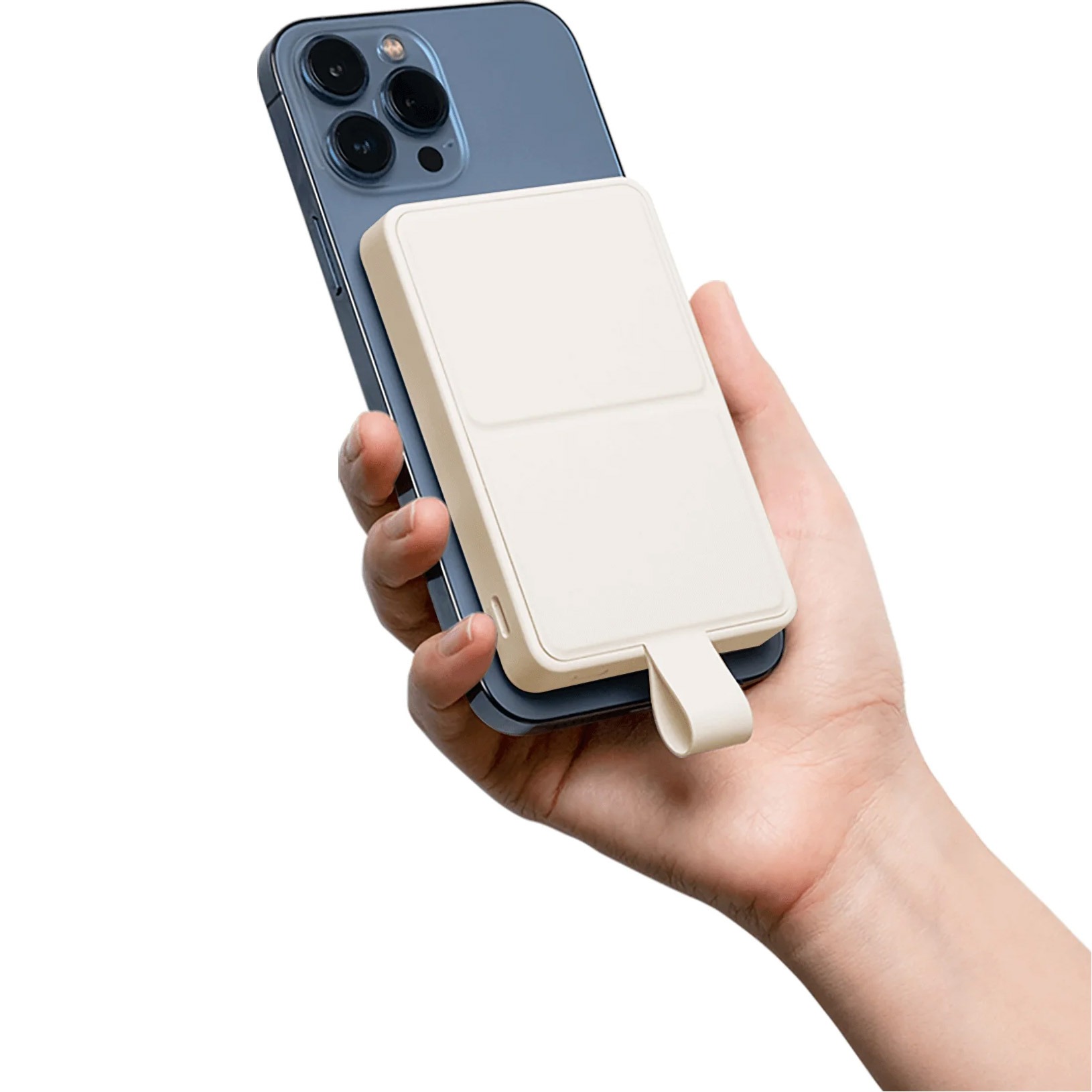 Універсальна мобільна батарея Xiaomi 6000mAh 15W Magnetic Beige (BHR9074GL) - изображение 11