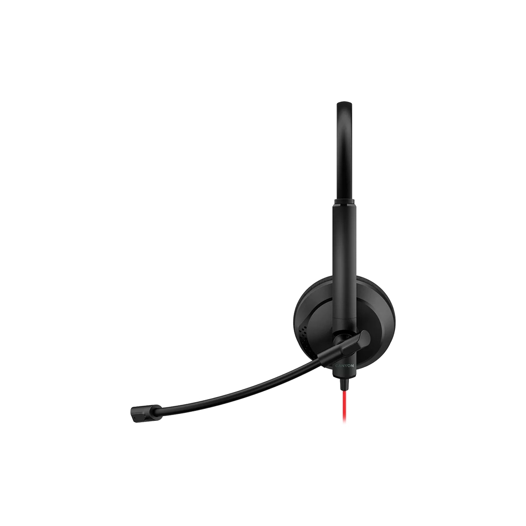 Навушники Canyon HS-07 PC Mic 3.5/USB 2.8 м Black (CNS-HS07B) - зображення 4