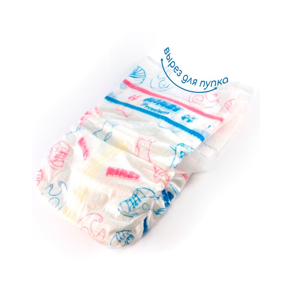 Підгузки Mimzi NB 2.5 - 5.5 кг 90 шт. (MDNB90) (4820209800050) - зображення 6
