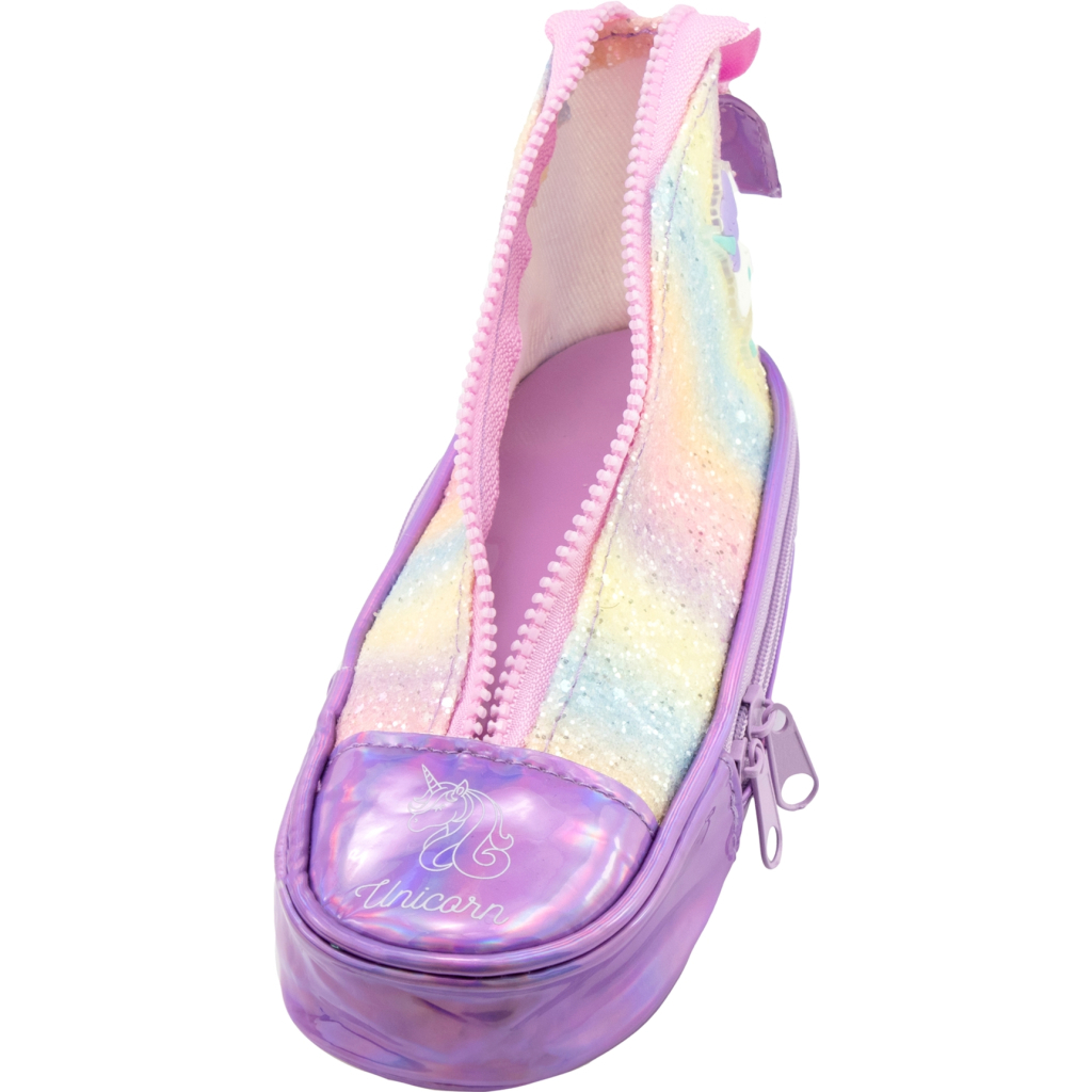 Пенал Cool For School з блискітками у вигляді кеда (5986-purple) - зображення 3