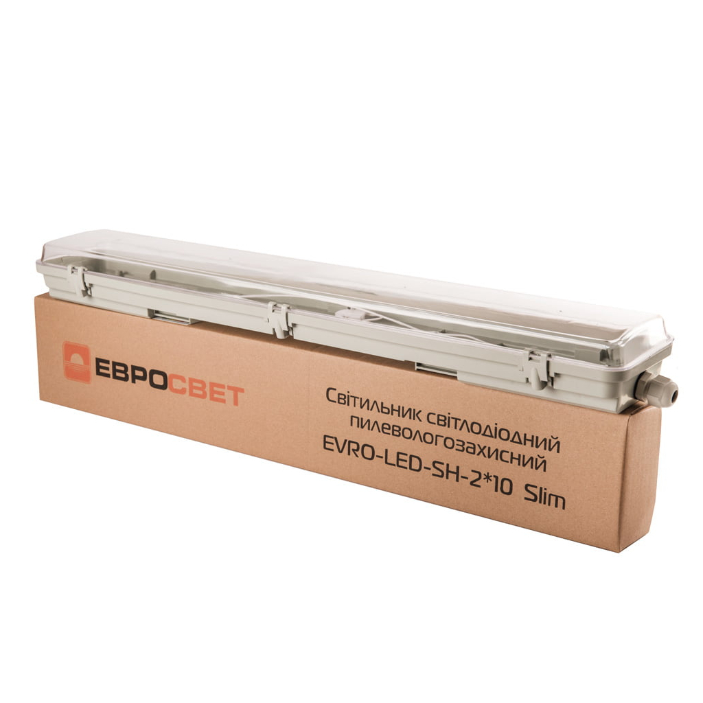 Світильник Євросвітло Т8 LED-SH-2*10 IP65 Slim - изображение 2
