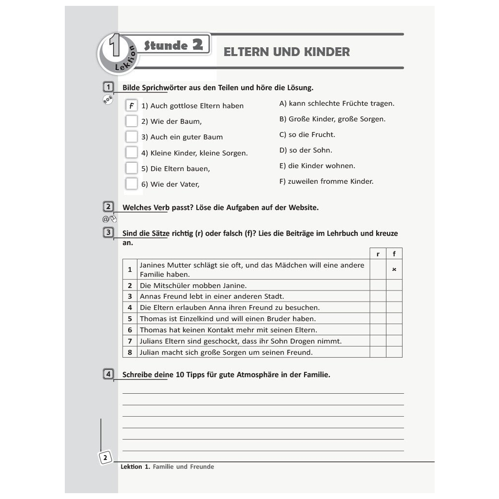 Робочий зошит Німецька мова. 11 клас. До підруч. "Deutsch lernen ist super!" - С.І. Сотникова, Г.В. Гоголєва Ранок (9786170958921) - зображення 3