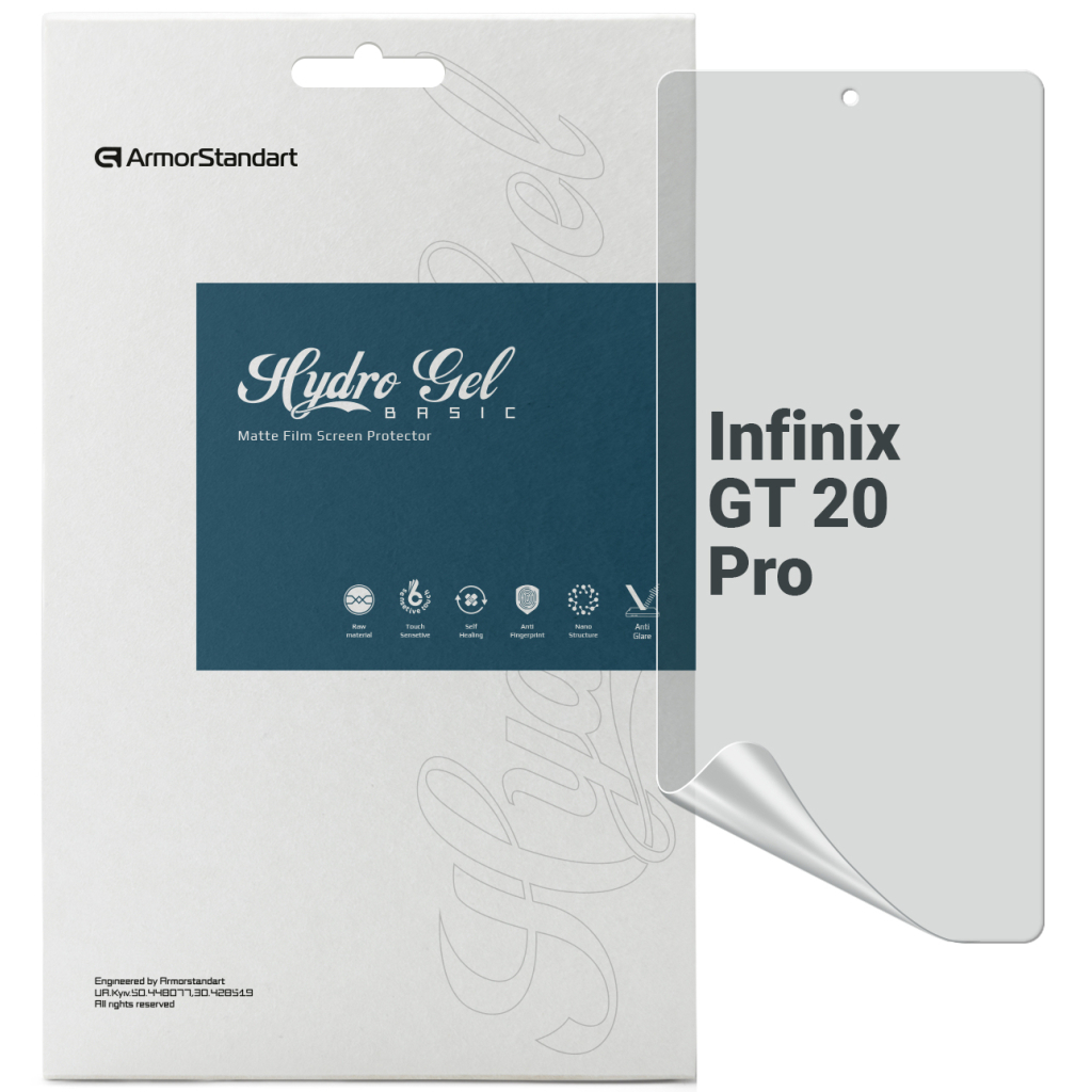 Плівка захисна Armorstandart Matte Infinix GT 20 Pro (ARM77784) - зображення 1