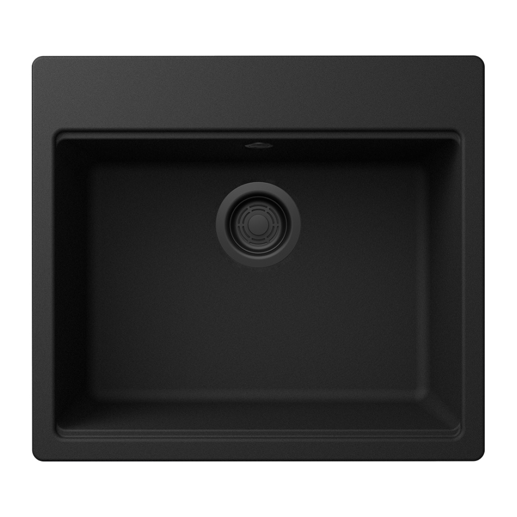 Мийка кухонна Elleci TIME 105 on top nero 40 - зображення 1
