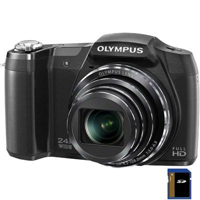 Цифровий фотоапарат Olympus SZ-16 black (V102100BE000) - зображення 1