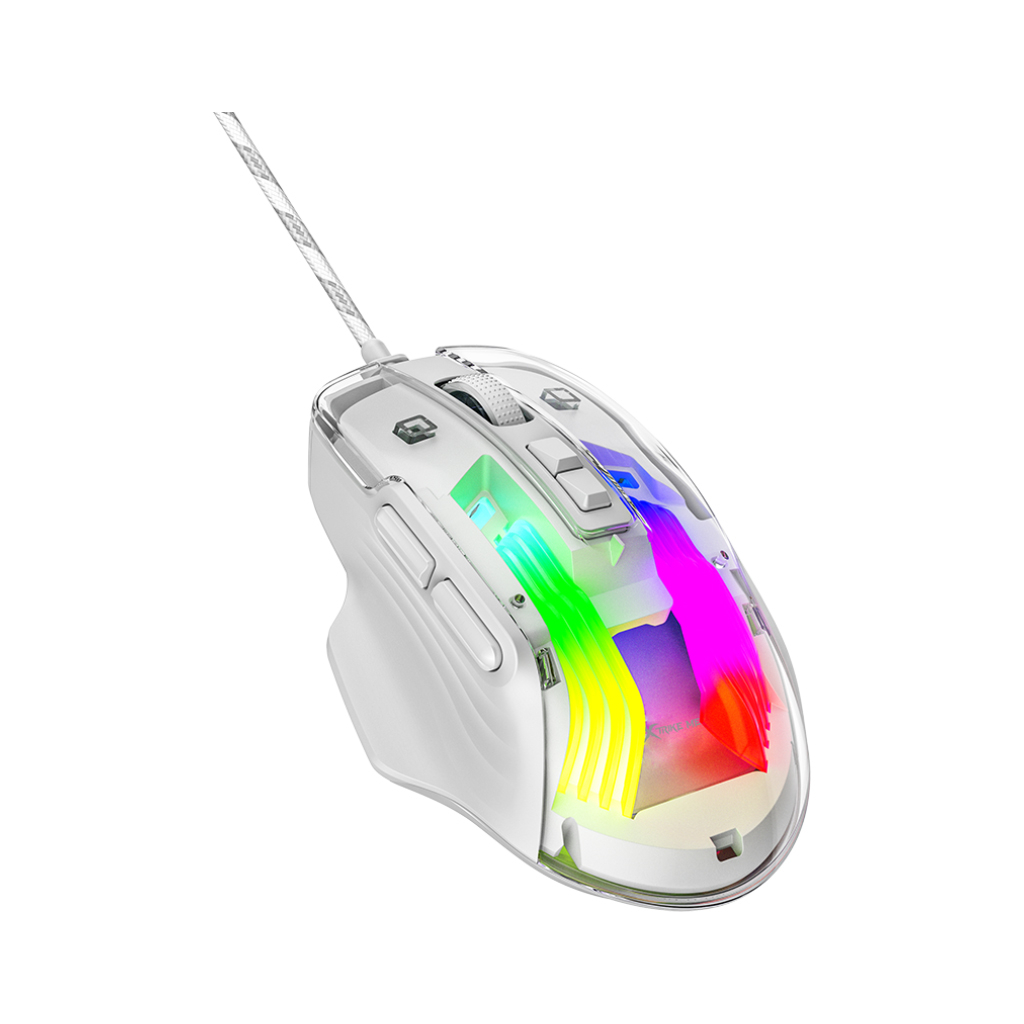 Мишка Xtrike ME GM-319 USB RGB White (GM-319) - зображення 2