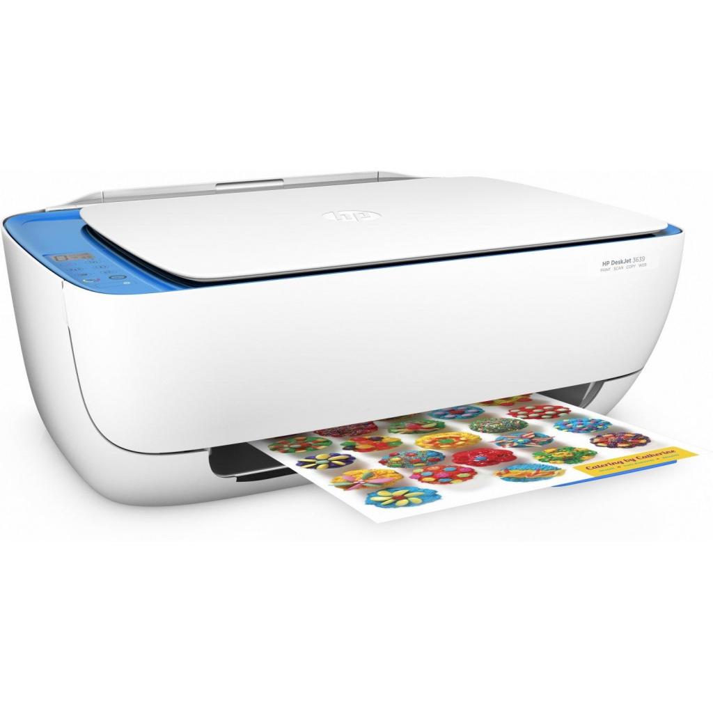 Багатофункціональний пристрій HP DeskJet 3639 з Wi-Fi (F5S43C) - зображення 8