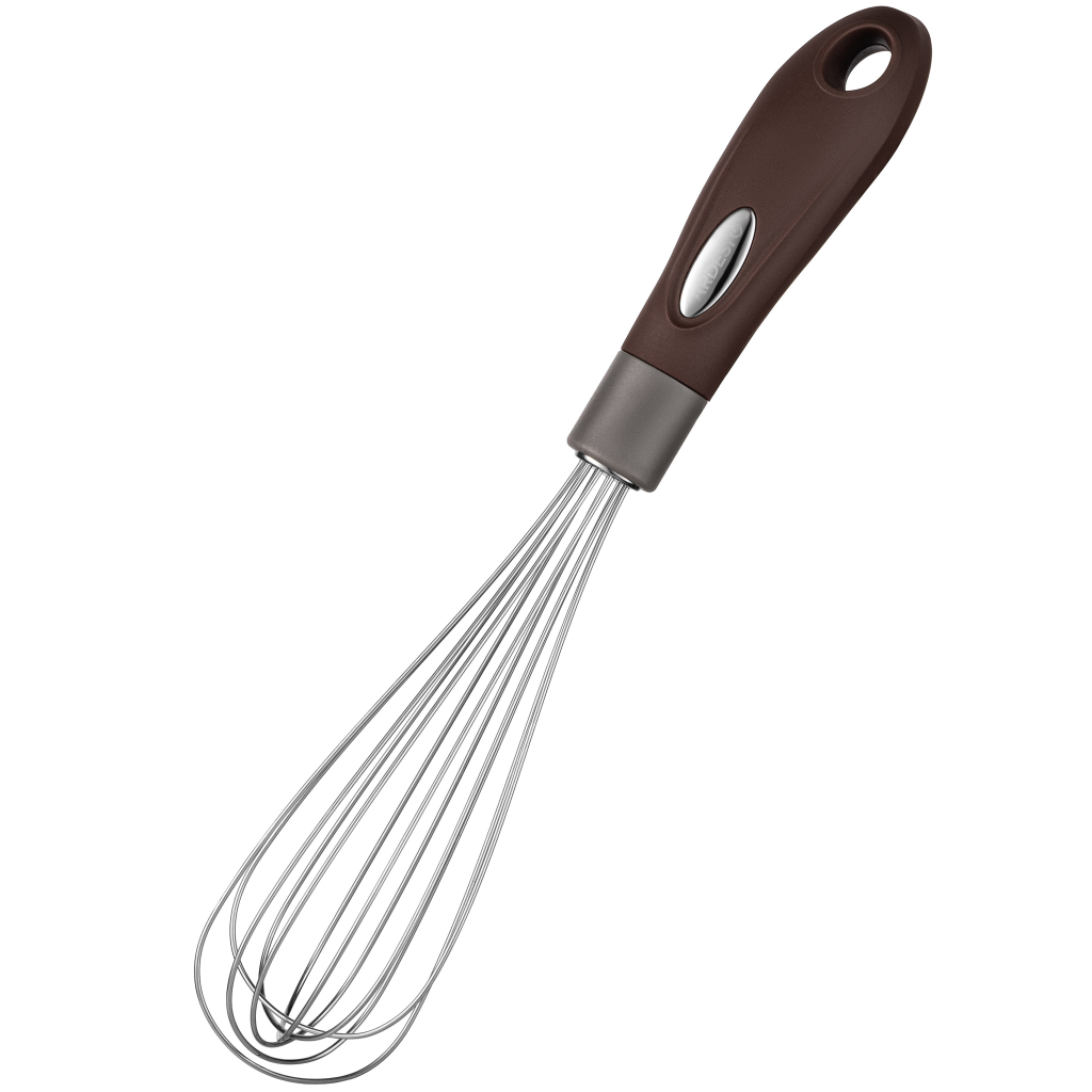 Вінчик Ardesto Gemini, 28.6см, нержавіюча сталь, пластик, сіро-коричневий (AR2160PG) - зображення 5