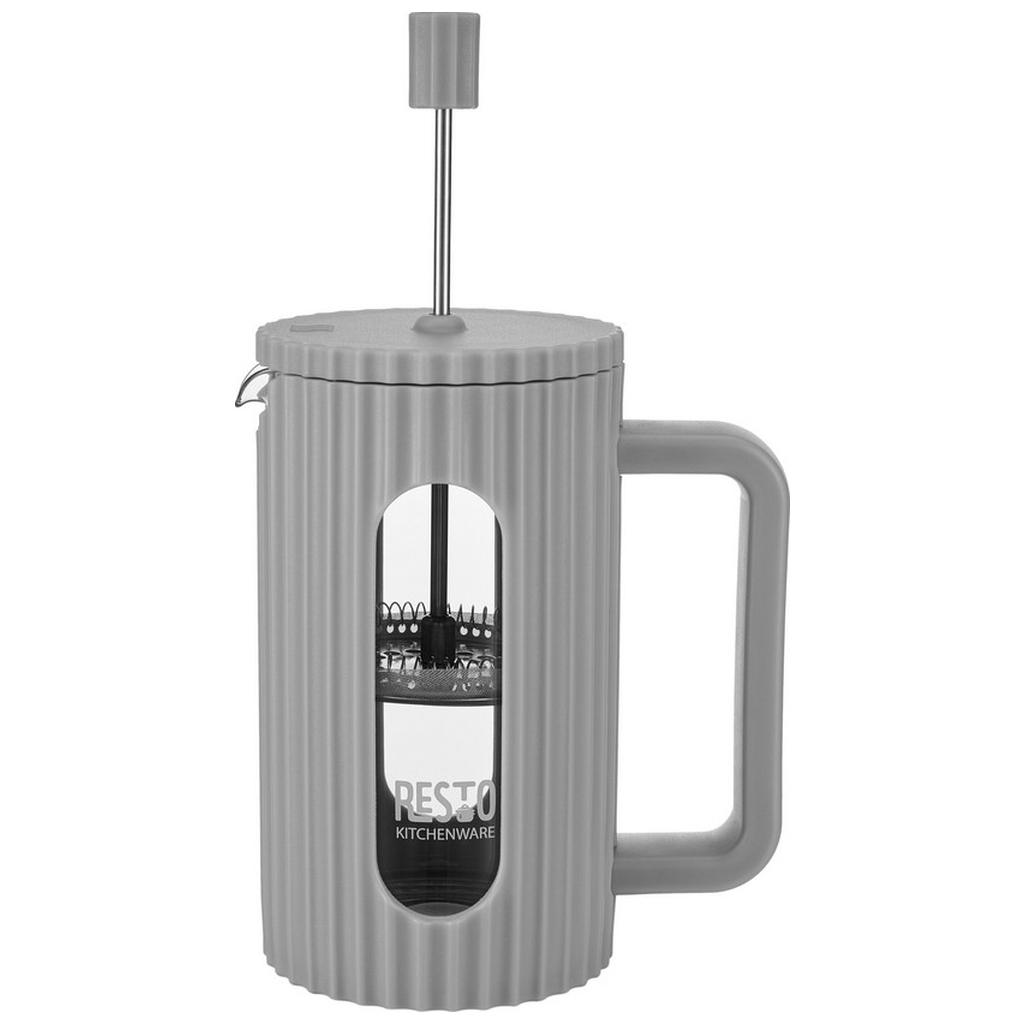 Френч-прес Resto Keid бамбук 600 мл сірий (90532) - зображення 1