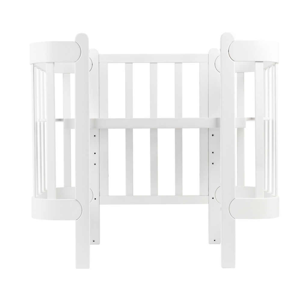 Ліжечко Ingvart трансформер Nika 60 з опускною боковинкою (60х94, 60х120) біле (319003) - зображення 4