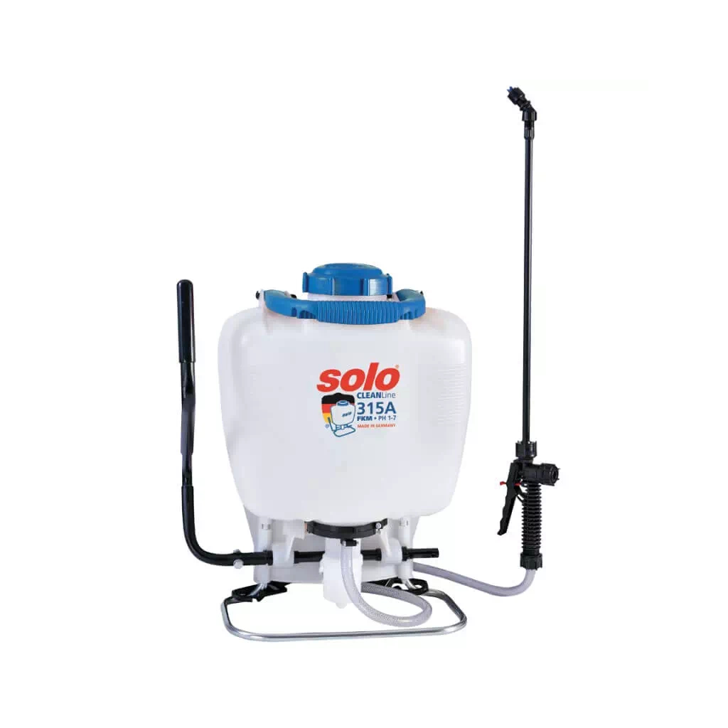 Обприскувач Solo ручний ранцевий 15 л, мембранний, тиск 4 бар, труб 50 см, вага 4.5 кг (315A) - зображення 1