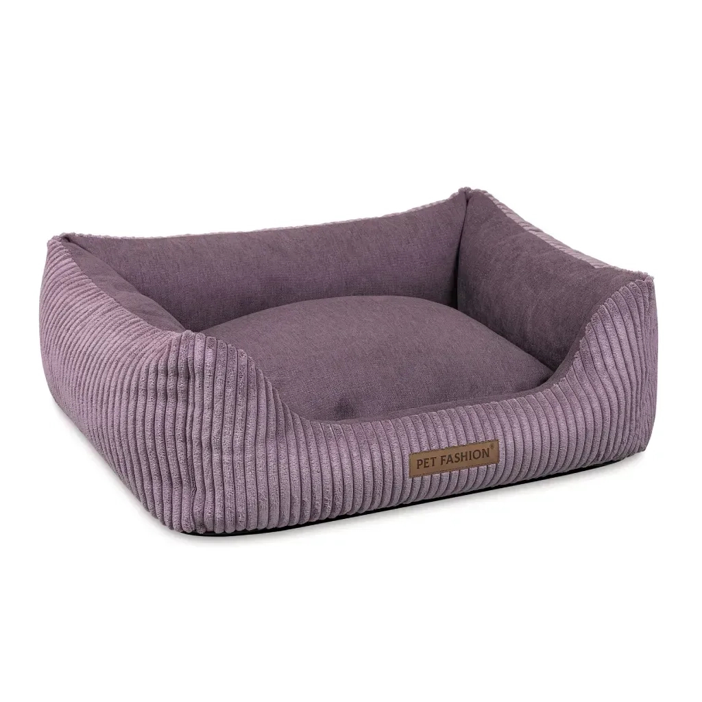 Лежак для тварин Pet Fashion DEVID 62х50х19 см лавандовий (4823082444526) - picture 1