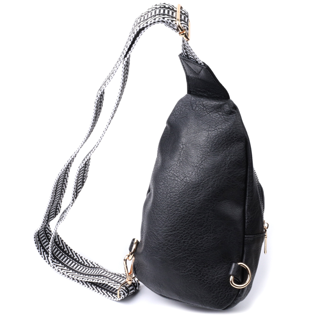 Сумка Vintage З екошкіри Чорна (22781) - зображення 2