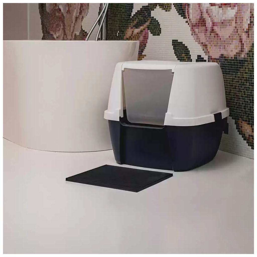 Килимок для тварин Fiboo Litter Mat під туалет 30x30 см блакитний (FIB0021) - изображение 2