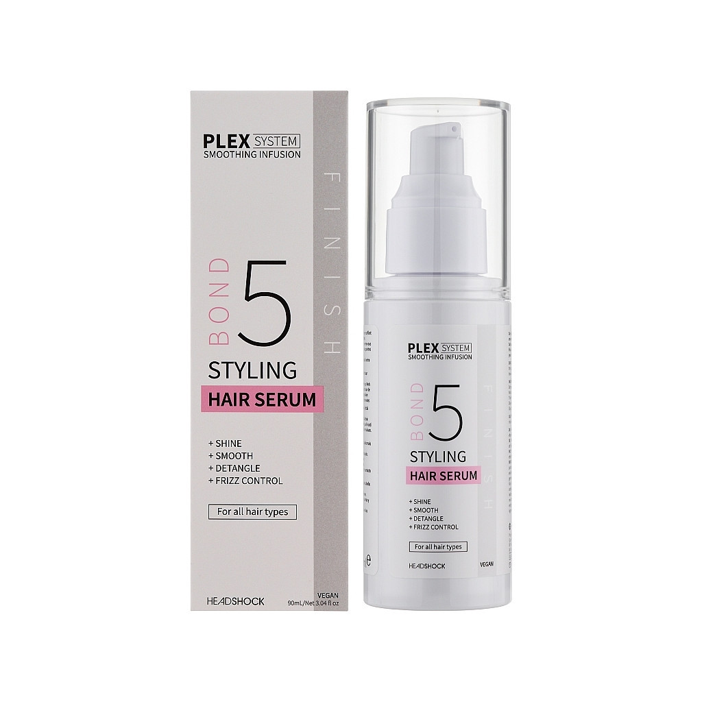 Сироватка для волосся Headshock Plex System Styling Serum №5 Для укладки 90 мл (5031413936063) - изображение 2
