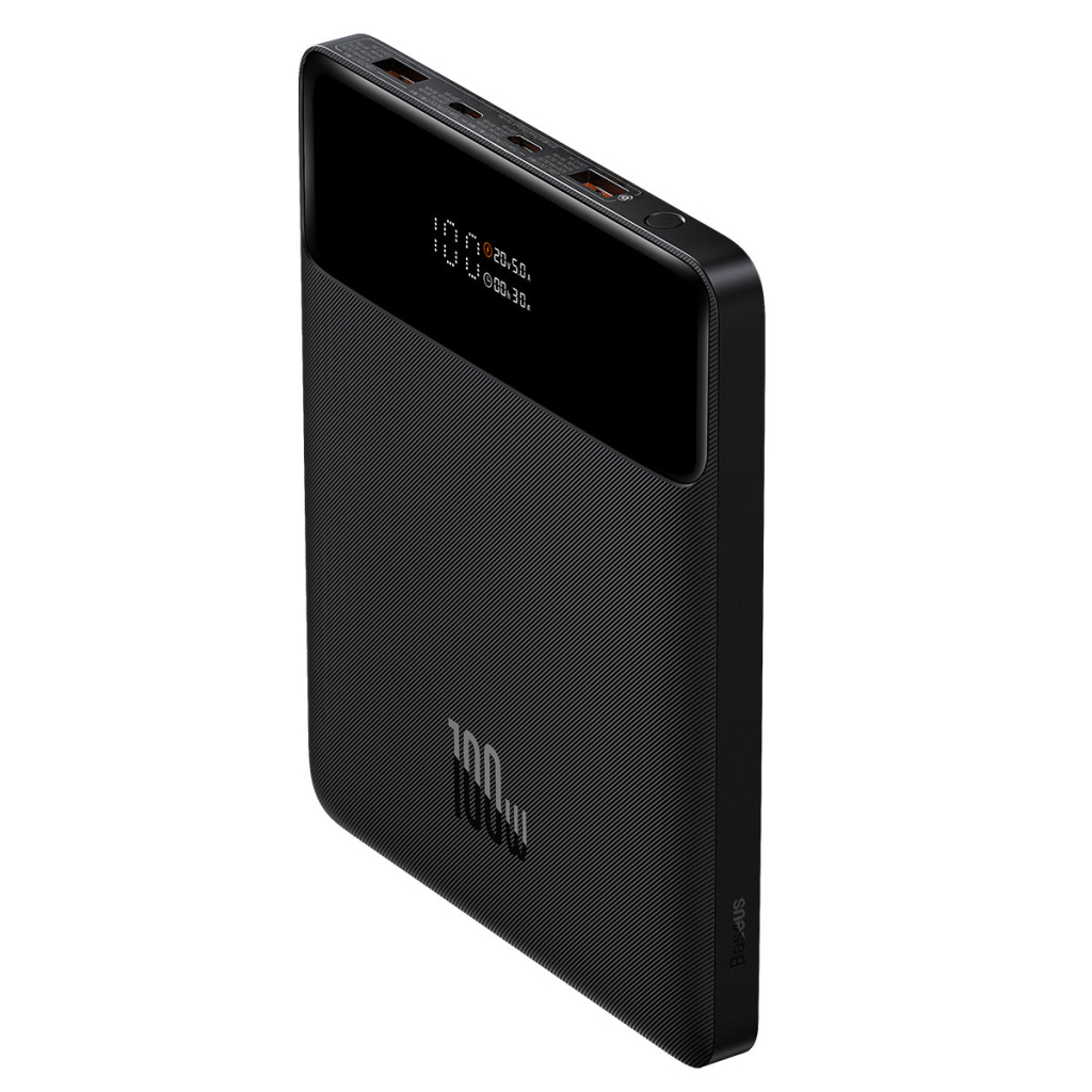 Батарея універсальна Baseus Blade 20000mAh 100W, PD/3.0, QC/4.0, SCP, FCP, Black (PPDGL-01) - зображення 1