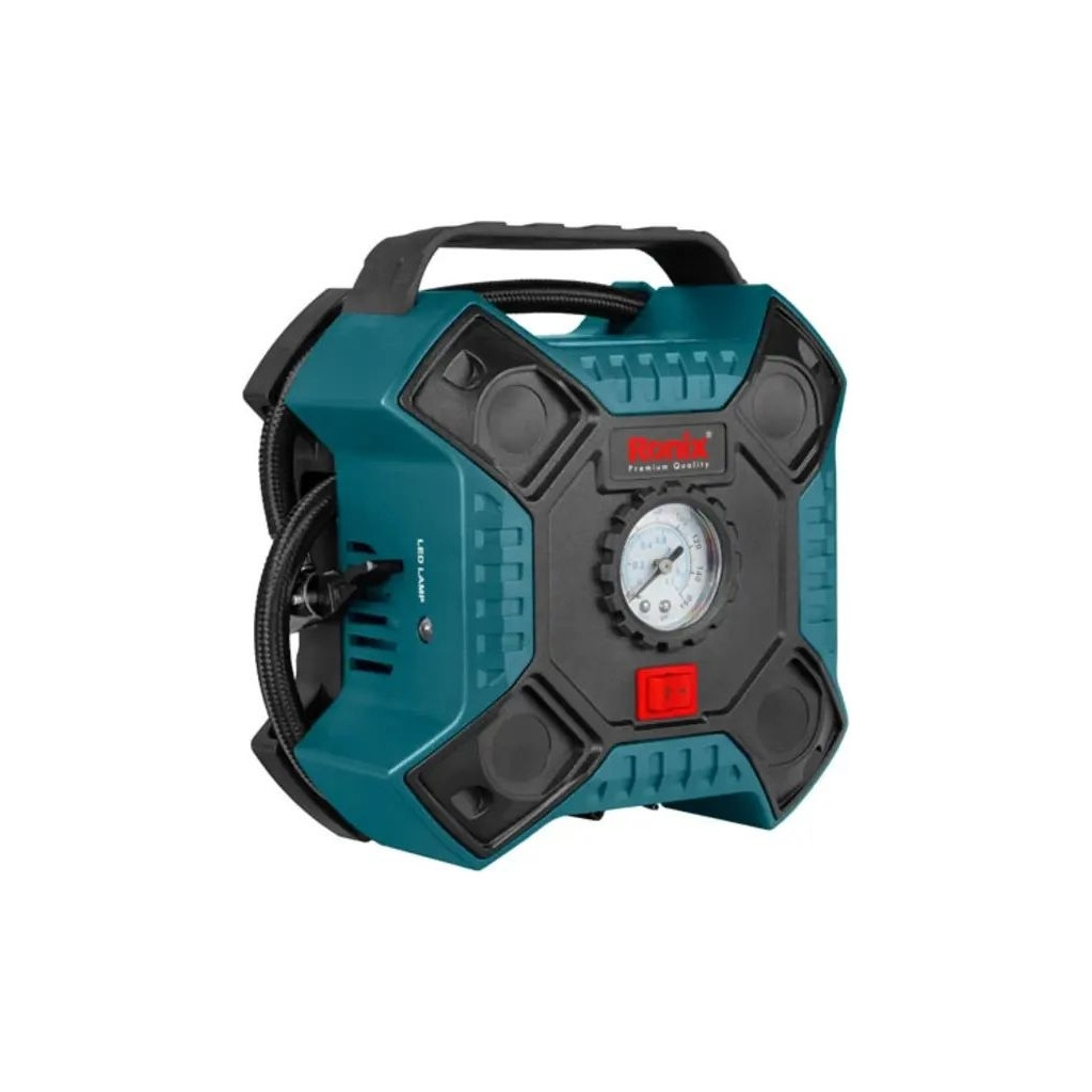 Автомобільний компресор Ronix 12В, 160 PSI, 11 бар, 1100 кПа (RH-4263) - изображение 2