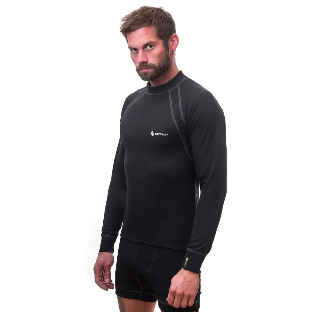 Термокофта Sensor Double Face LS black 24000003 XXL (SM11DF-black-XXL) - изображение 2