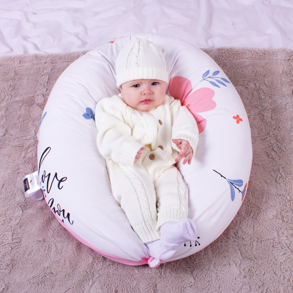 Подушка MirSon для вагітних та годування №8311 Print Line 20-0003 Abelie Бязь 30х170х20 см (2200006200369) - зображення 1