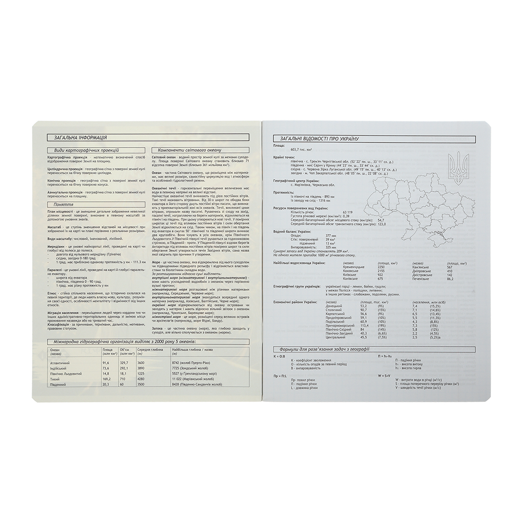 Зошит ZiBi предметний CUTE CAT, 36 аркушів, клітинка, географія (ZB.1731-14) - зображення 3