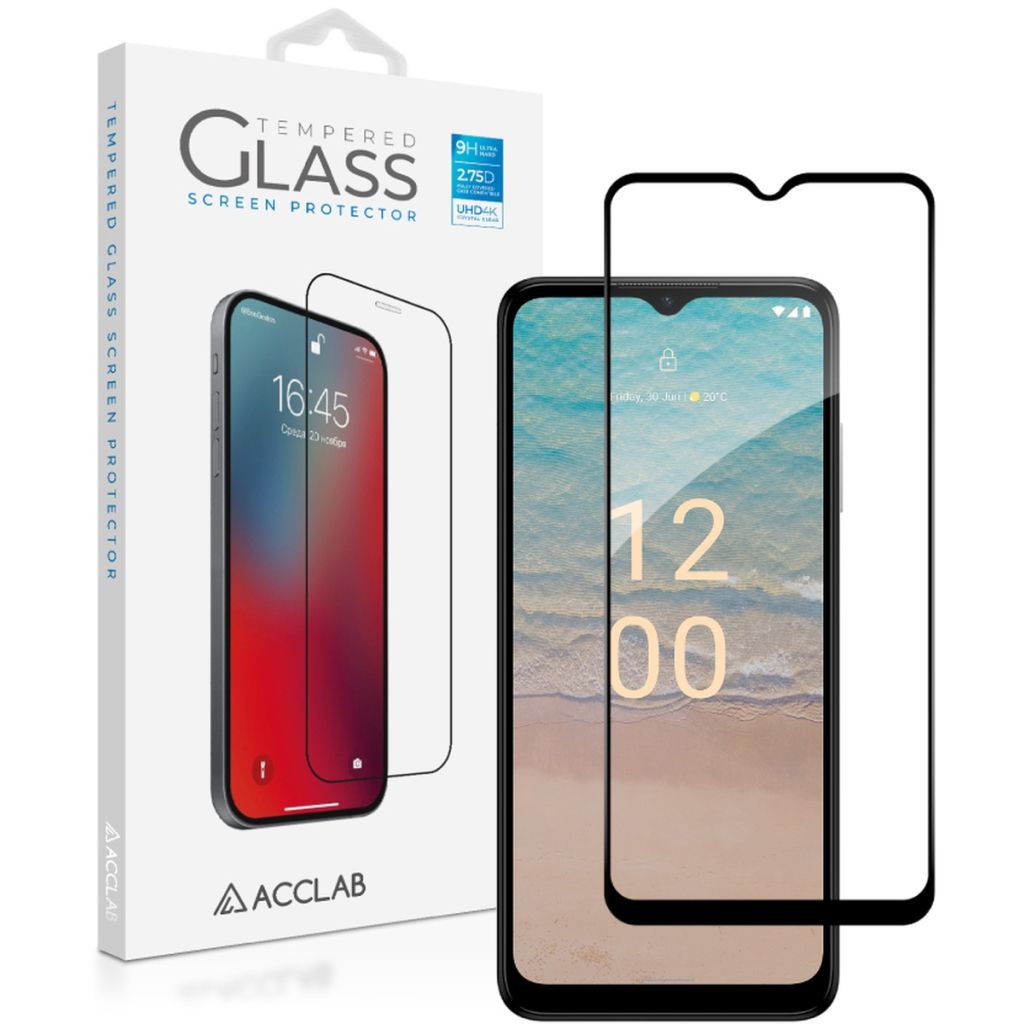 Скло захисне ACCLAB Full Glue Nokia G22 Black (1283126582158) - зображення 1
